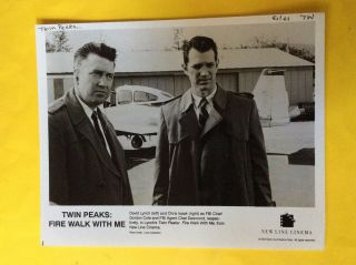 Twin Peaks: Fire Walk With Me Press Photo 8x10 ",  David Lynch,  Chris Isaak.