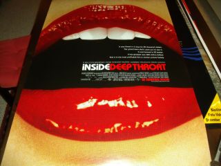 Movie Poster Inside Deep Throat 27 " X40 "