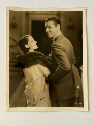 Vintage Norma Shearer Clark Gable A Soul 1931 8x10 Portrait Photo