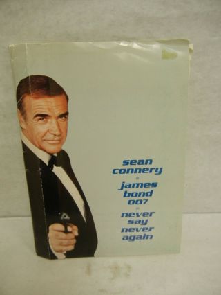 Never Say Never Again Press Kit 17 Photos (1983) Sean Connery Complete