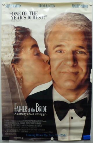 Father Of The Bride 1991 Steve Martin,  Martin Short,  Diane Keaton - Poster