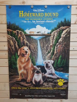 Homeward Bound The Incredible Journey Movie Poster 27x40 Ss