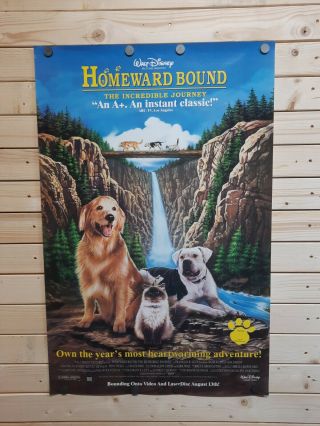 HOMEWARD BOUND THE INCREDIBLE JOURNEY Movie POSTER 27x40 SS 2