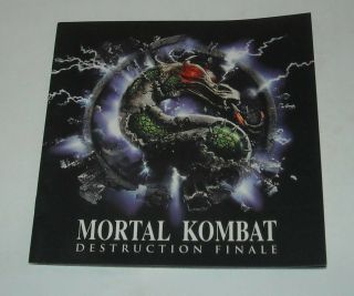 Mortal Kombat Final Destruction French Promo Movie Pressbook James Remar Action