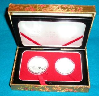 1998 CANADA/CHINA DR.  NORMAN BETHUNE COMMEMORATIVE COIN SET.  999 SILVER PROOF 3