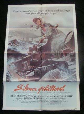 Silence Of The North Movie Poster Ellen Burstyn 1981 One Sheet