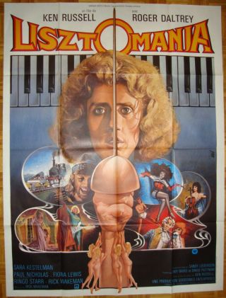 Lisztomania - Ken Russell - Musical - R.  Daltrey - Ringo Starr - Art By Mascii - French (47x6