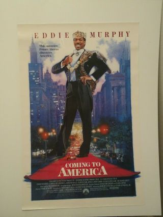 Coming To America 1988 Movie Poster Eddie Murphy 27x41
