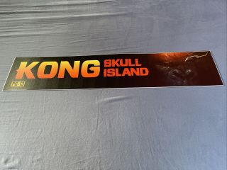 Kong Skull Island 5 X 25 Authentic Movie Mylar Marquee Poster Near