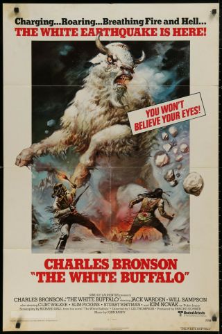 The White Buffalo Charles Bronson 1977 1 Sheet Movie Poster 27 X 41