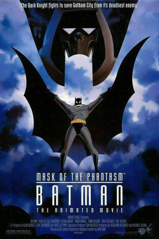 Batman - Mask Of The Phantasm Movie Poster 27 " X 40 " One Sheet Rolled