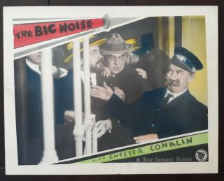 Chester Conklin Silent Film Comedy The Big Noise Lobby Card First National 1928