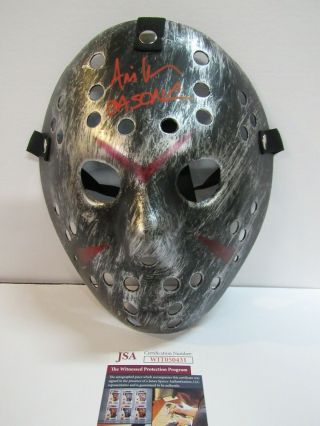 Ari Lehman Signed Autograph Friday The 13th Jason Hockey Mask Jsa