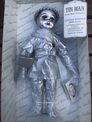 Doll The Tin Man Bisque Porcelain Fao Collectibles Toy Vintage Nib Wizard Of Oz