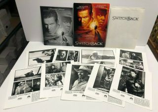 1997 Switchback Movie Press Kit With Photo Set (1 - 9) & Handbook Quad & Glover