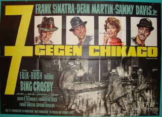 Robin And The Seven Hoods - Chicago - The Rat Pack - Sinatra - D.  Martin - German (48x33)