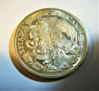 Mexico 1962 Cinco de Mayo Centenario 90 Silver Medal UNC 2
