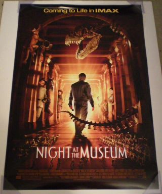Night At The Museum Movie Poster 2 Sided Imax 27x40 Ben Stiller