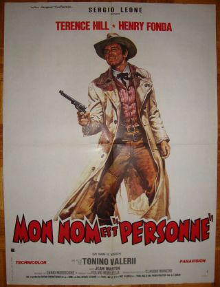 My Name Is Nobody - Western - H.  Fonda - Terence Hill - French Med Style A (24x31 Inch)