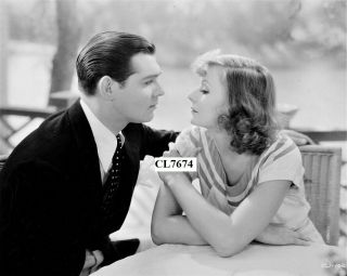 Clark Gable And Greta Garbo In The Movie 