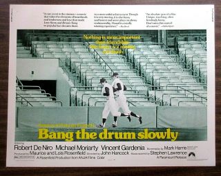 Bang The Drum Slowly (1973) Rolled 22x28 - Robert Deniro,  Michael Moriarty