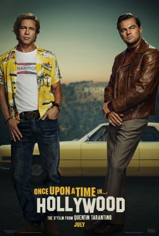 Once Upon A Time In Hollywood Movie Poster Ss Vf 27x40 Brad Pitt