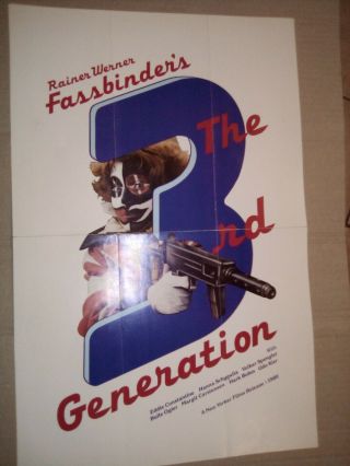2 Posters For Rainer Fassbinder Movies: 3rd Generation & In A Year Of 13 Moons