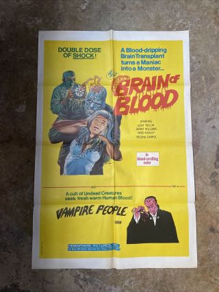 Brains Of Blood Movie Poster