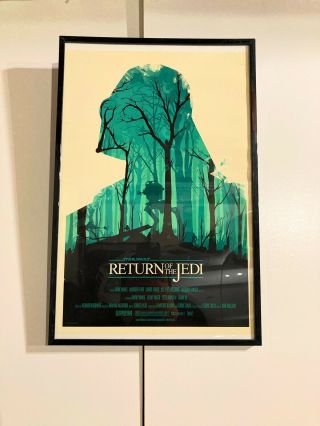 Star Wars Poster Return Of The Jedi With Frame