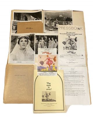 The Sound Of Music Movie Department Store Promotional Plan Press Kit Photos