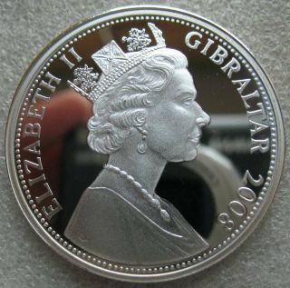 Gibraltar 5 Pounds 2008 Sliver Proof Coin Menin Gate Memorial 2
