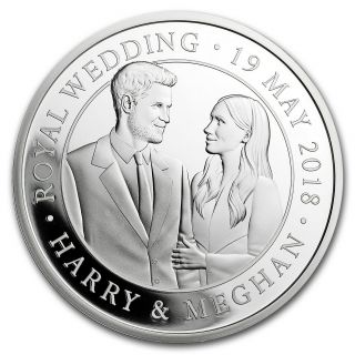 2018 Great Britain £5 Silver Proof Royal Wedding (w/box/coa) - Sku 168888