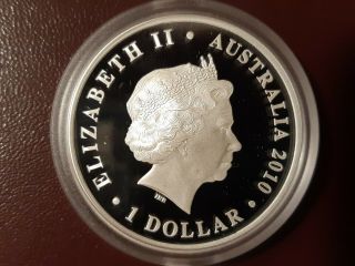 Australia Silver Dollar Queensland 2010 