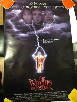 The Witches Of Eastwick (1987) Poster - Single - Sided - Rolled 27x41