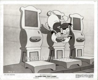 Walt Disney Donald Duck A Good Time For A Dime Orig Rko Animation Film Still