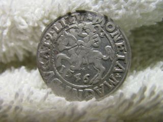 1546.  Poland Medieval Silver Coin.  1/2 Grosze.  For Arturpoland