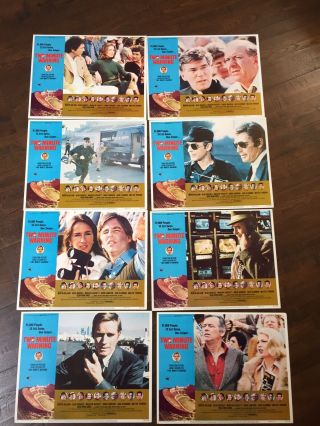 Movie Lobby Cards - Two Minute Warning (1976) - Vintage - 8 Cards 11x14