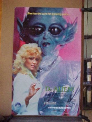 1988 Dr.  Alien Video Store Movie Poster 37 X 23 Rolled