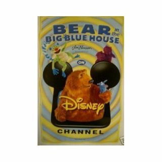Bear In The Big Blue House 1998 Orig Disney Channel