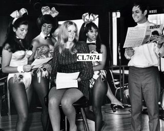 Playboy Bunnies During Singing Rehearsal At The Playboy Club In London Photo