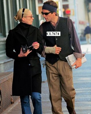 John F.  Kennedy Jr. ,  With His Injured Hand Wrapped And Wife Carolyn Bessette
