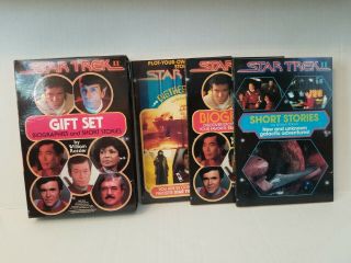 Vintage 1982 Star Trek Ii: Wrath Of Khan Gift Book Set Of 3 W/ Slipcase (j - 6014)