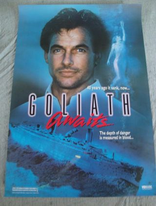 Goliath Awaits Movie Poster Mark Harmon Video Promo 1990