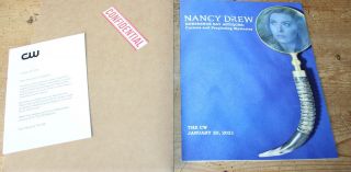 Nancy Drew Tv Show Press Kit Book Fyc For Your Consideration