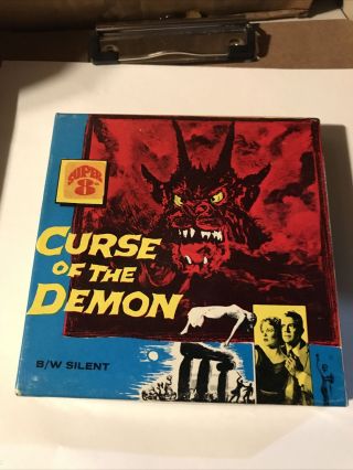 8mm Home Movie B&w Silent Curse Of The Demon Hf5 1950s Horror Cult Classic