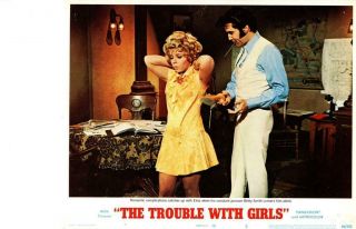 The Trouble With Girls 1969 Release Lobby Card Elvis Presley,