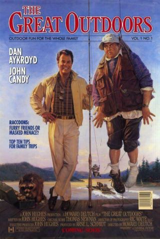 The Great Outdoors Advance (1988) John Candy/dan Aykroyd Orig 1sh Poster Rolled
