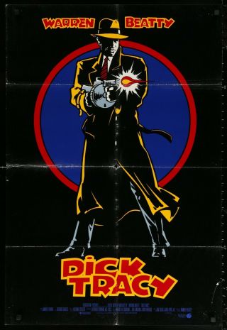 Warren Beatty Madonna Dick Tracy 1990 1 - Sheet Movie Poster 27 X 41 A