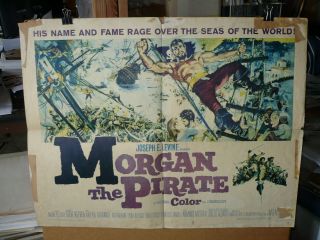 Morgan The Pirate,  Orig 22x28 [steve Reeves]