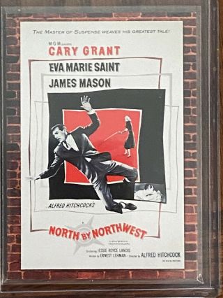 2009 Donruss Americana Movie Posters " North By Northwest " Cary Grant James Mason